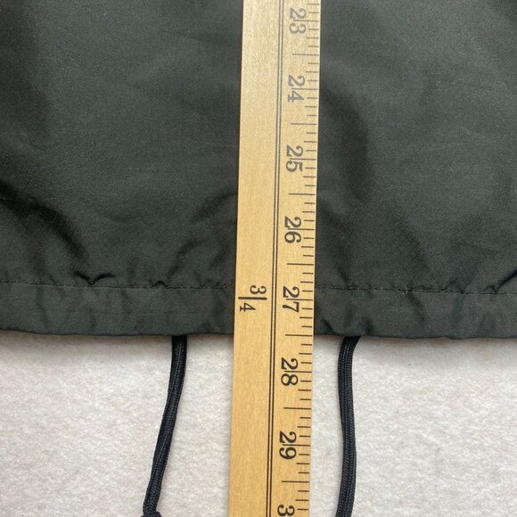 Herschel Rain Jacket Men's M Black Polyester Snap Button Lightweight - Picture 11 of 13